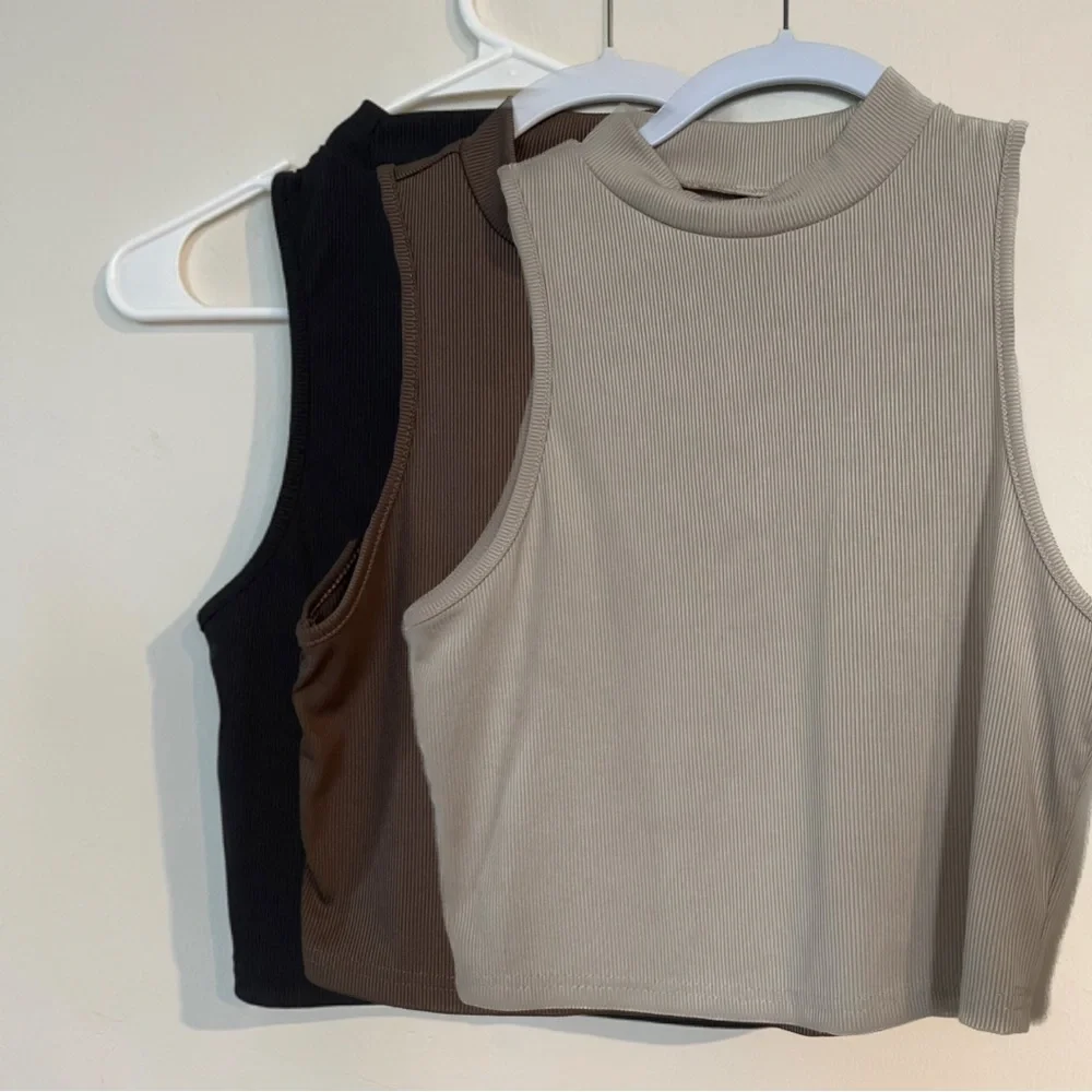 SHEIN EZwear 3 pcs Solid Tank Top Size L - Picture 1 of 16
